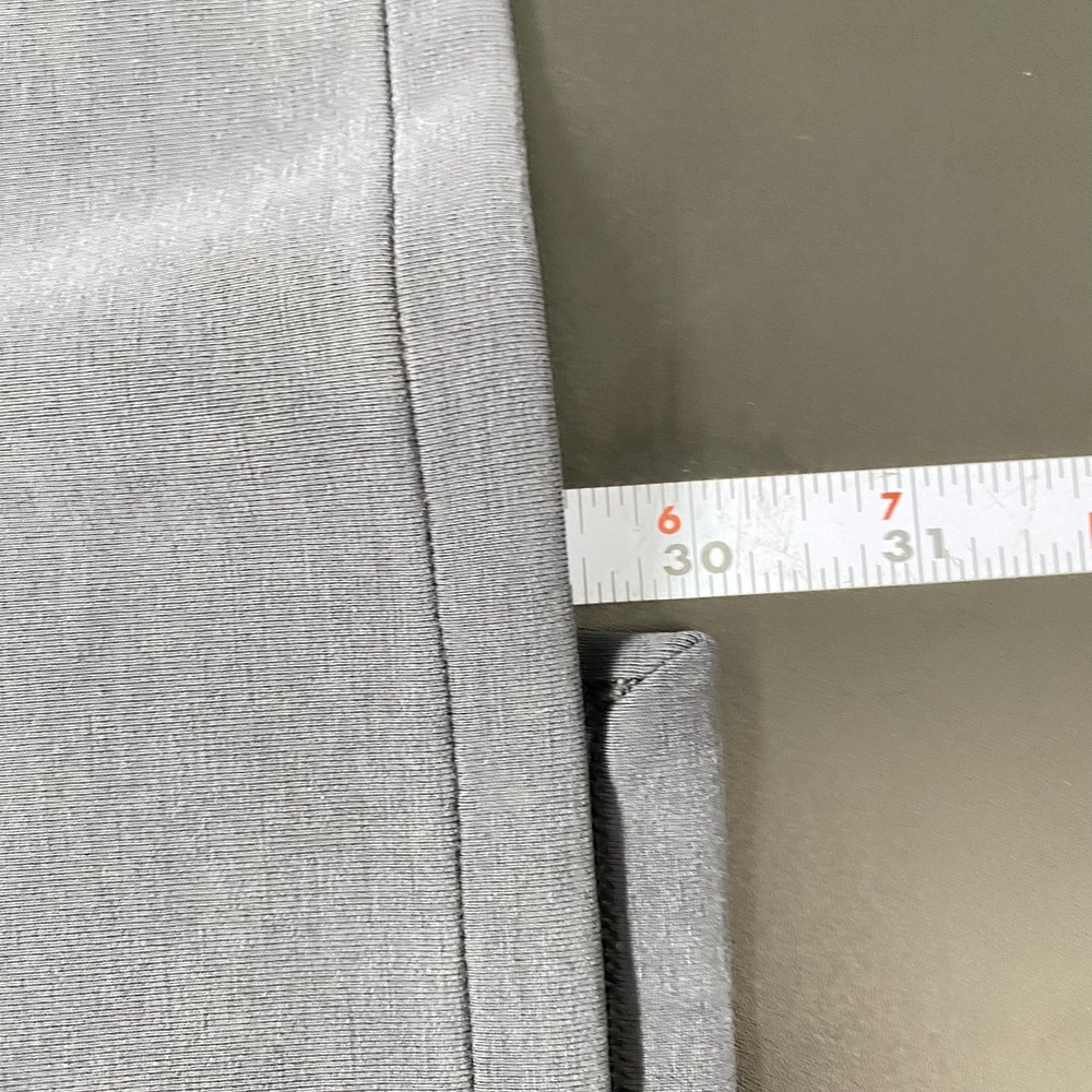 Lululemon Skirt Womens 10 Gray Stretch Jersey Midi Pencil Pull On Pockets Slit - Picture 9 of 11